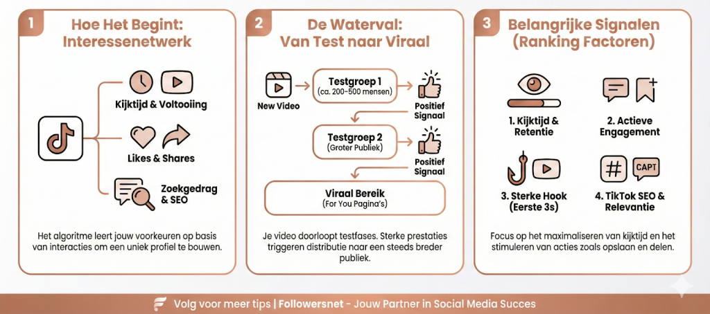 Hoe het TikTok algoritme werkt